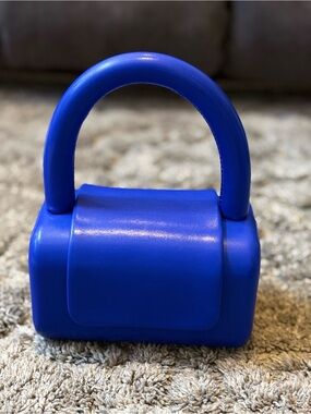Mini Blue Sculptural Handbag - Bold Blue Mini Bag
